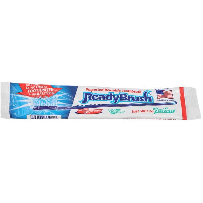 ReadyBrush Prepasted Reusable Toothbrush- 30 Pack- Made in the USA - Image 2